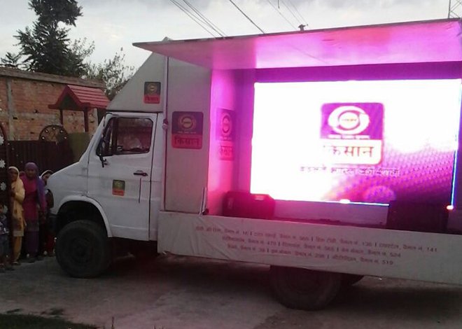 LED Mobile Van Campaign on rental in Chandigarh